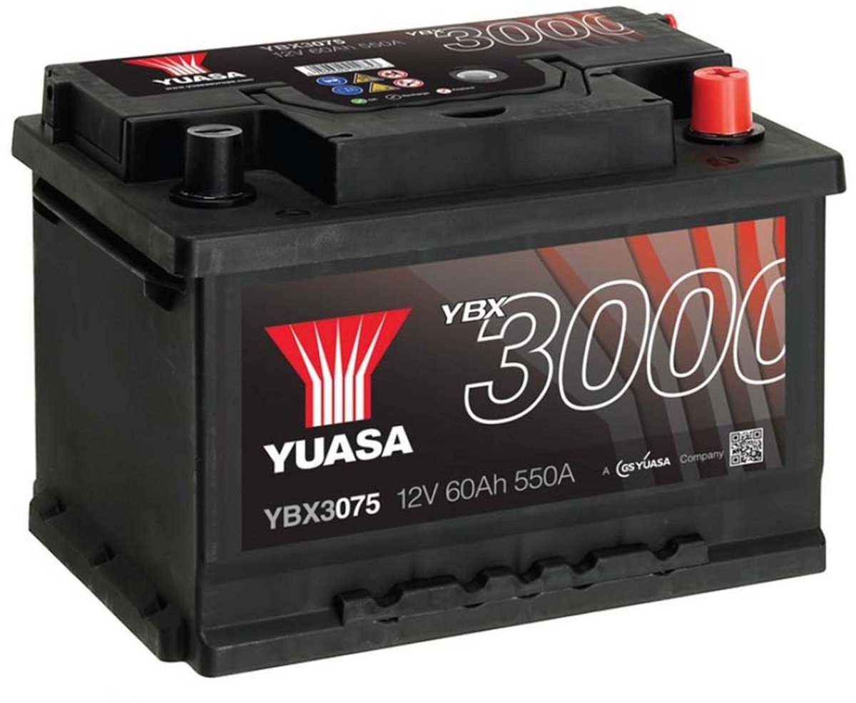 Yuasa SMF Start Accu YBX3075 56009 12V 60 Ah 550A/EN 5050694029653