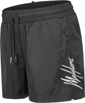 Malelions Signature Swimshort - Antraciet - Maat S