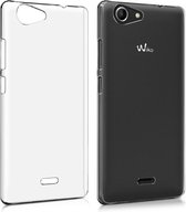 kwmobile hoesje compatibel met Wiko Pulp 4G (5") - Back cover voor smartphone - Telefoonhoesje in transparant