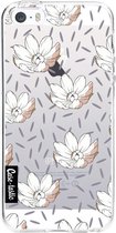 Casetastic Apple iPhone 5 / iPhone 5S / iPhone SE Hoesje - Softcover Hoesje met Design - Sprinkle Flowers Print