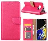 Samsung Note 9 Hoesje Wallet Case Roze