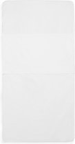 Jollein - Baby Hoeslaken Ledikant (Wit) - Katoen - Zaklaken Voor Rustbedje, Hoeslaken Baby - 60x120cm