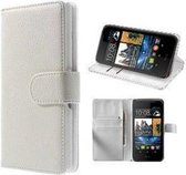 HTC Desire 310 Hoesje Wallet Case Wit