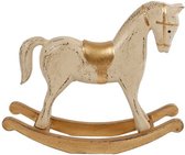 Gifts Amsterdam Sculptuur Hobbelpaard 26,5 X 22 Cm Hout Crème