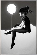 JUNIQE - Poster met kunststof lijst No Such Thing As Nothing (by