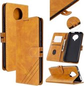 Voor Xiaomi Redmi K30 Pro Stiksels Stijl 2-Kleur Koe Textuur Horizontale Flip PU Lederen Case met Houder & Kaartsleuf & Lanyard (Geel)