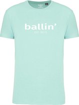 Ballin Est. 2013 - Heren Tee SS Regular Fit Shirt - Blauw - Maat XL