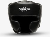 FORZA HOOFDBESCHERMER - LEER - ZWART