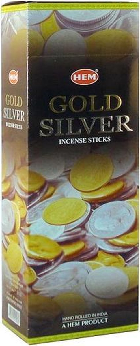 HEM Wierook Gold Silver (6 pakjes) Transparant