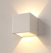 Wandlamp LED Cube WIT IP54 Dim To Warm