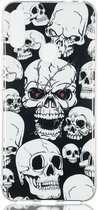 Red Eye Ghost Pattern Noctilucent TPU Soft Case voor Geschikt voor Xiaomi Redmi Note 7