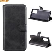 Voor Xiaomi Redmi Note 10 Pro / Note 10 Pro Max ENKAY Hat-Prince Horizontale flip PU lederen tas met houder & kaartsleuven & portemonnee (zwart)