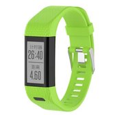 Smart Watch siliconen polsband horlogeband voor Garmin Vivosmart HR + (groen)