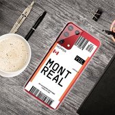 Voor Samsung Galaxy S21 + 5G Boarding Pass Series TPU telefoon beschermhoes (Montreal)