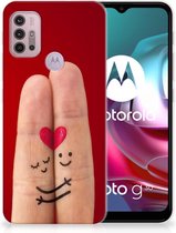 TPU Bumper Silicone Étui Housse pour Motorola Moto G30 | G10 Coque Téléphone Amour