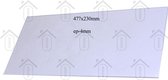 Zanussi Glasplaat Glasplaat 47,1 x 23 cm 2060798077