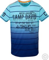 Camp David ® Dip-Dye T-shirt "Fly and Cruise" - streep