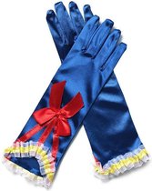 Sneeuwwitje - Handschoenen met strik - Donker blauw - Prinsessenjurk Accessoires