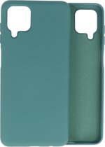 Wicked Narwal | Fashion Color TPU Hoesje Samsung Samsung Galaxy A12 Donker Groen