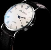 Kleurrijk waterdicht leren horloge