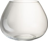 J-Line Vaas Fie Glas Transparant Large
