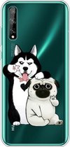 Voor Huawei Enjoy 10s Lucency Painted TPU beschermhoes (hond)