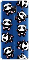 Voor Xiaomi Redmi 8A Lucency Painted TPU beschermhoes (Panda)