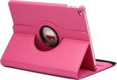 360 graden rotatie Litchi Texture Flip Leather Case met 2 versnellingen houder voor iPad Air 2 (Magenta)