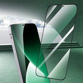 Voor iPhone 12 mini Benks V Pro + Series 0,3 mm HD Oogbescherming Groen gehard glasfilm + metalen stofnet