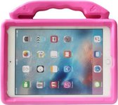 Schokbestendige EVA Thumb Bumper Case met handvat en houder voor iPad 9.7 (Rose Red)