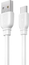 REMAX RC-138a 2,4 A USB naar USB-C / Type-C Suji Pro snellaadgegevenskabel, kabellengte: 1 m (wit)