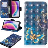 3D Gekleurde Tekening Patroon Horizontale Leren Flip Case voor Huawei P20 Lite, met Houder & Kaartsleuven & Portemonnee (Vlinder)