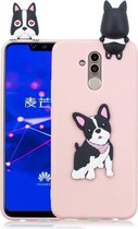 Voor Huawei Mate 20 Lite 3D Cartoon patroon schokbestendig TPU beschermhoes (schattige hond)