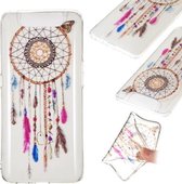 Coloured Drawing Transparant Clear TPU Case voor Galaxy A80 / A90 (Color bell)