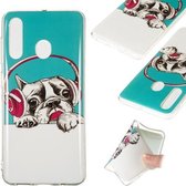 Noctilucent TPU Soft Case voor Galaxy A60 (Puppy)