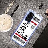 Voor OnePlus 9 Pro Boarding Pass Series TPU telefoon beschermhoes (Kuala Lumpur)