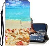 Voor iPhone XS Max 3D Gekleurde Tekening Horizontale Flip PU Leren Case met Houder & Kaartsleuven & Portemonnee (Pentagram)