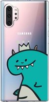 Voor Galaxy Note 10 Plus Lucency Painted TPU Protective (Crown Dinosaur)