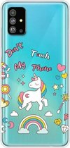 Voor Galaxy S20 Painted TPU beschermhoes (eenhoorn)