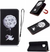 Voor Huawei Mate 20 Pro 3D Schilderen Horizontale Flip Leren Case met Houder & Kaartsleuf & Lanyard (Spaceman)