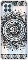 Voor OPPO F17 / A73 (2020) / Reno4 F Gekleurde tekening Clear TPU Cover Beschermhoesjes (Mandala)