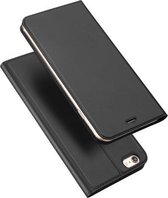DUX DUCIS Skin Pro Series horizontale flip PU + TPU lederen hoes voor iPhone 6 & 6s, met houder en kaartsleuven (grijs)