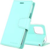 Voor iPhone 11 Pro MERCURY GOOSPERY SONATA DAGBOEK Horizontale flip lederen tas met houder & kaartsleuven en portemonnee (mintgroen)