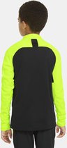 Nike Dry Academy Padded Dril sweater jongens zwart/lime - maat 164