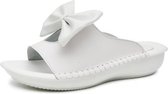 Antislip Slijtvaste strik lichtgewicht sandalen pantoffels voor dames (kleur: wit maat: 35)