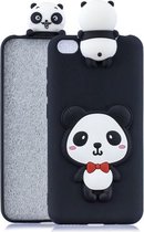 Voor Xiaomi Redmi GO 3D Cartoon Pattern Shockproof TPU beschermhoes (Red Bow Panda)
