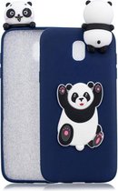 Voor Xiaomi Redmi 8A schokbestendig 3D liggend Cartoon TPU beschermhoes (Panda)