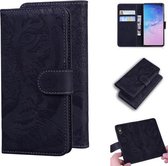 Voor Samsung Galaxy S10 Tiger Embossing Pattern Horizontale Flip lederen tas met houder & kaartsleuven & portemonnee (zwart)