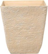 Beliani CROTON - Bloempot - beige - stenenmix