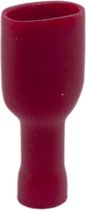 AMP 6.3mm stekkers female rood (20 stuks) - geïsoleerde kabelschoen - kabelschoenen